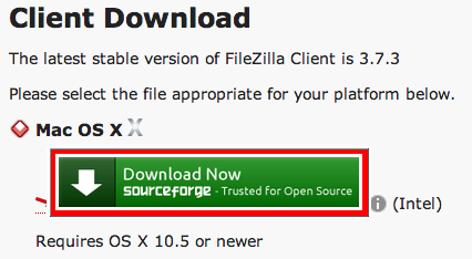 FileZilla(フリーFTPソフト)